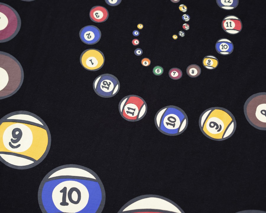 Black 8Bit Pool T-Shirt thumbnail 4 
