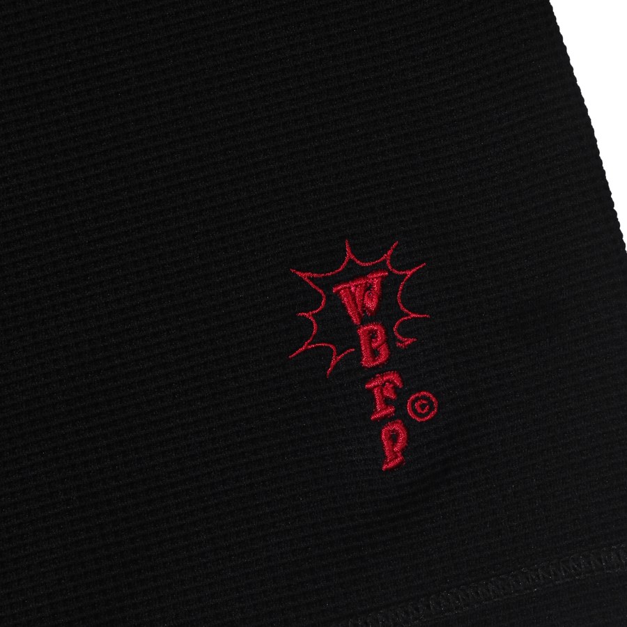 Black Basic Henley Shirt thumbnail 3 