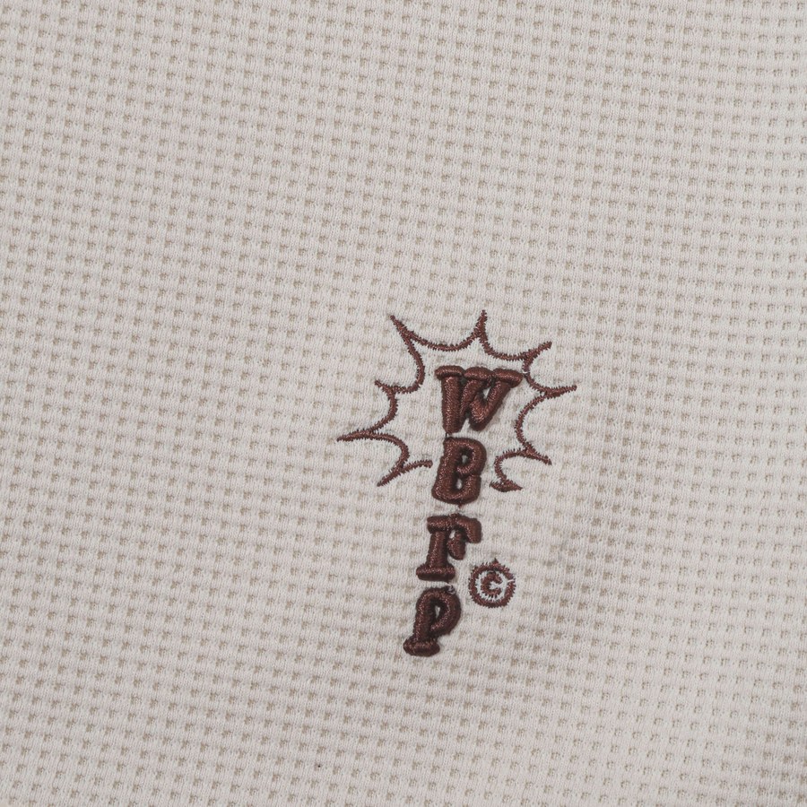 Ivory Basic Henley Shirt thumbnail 3 