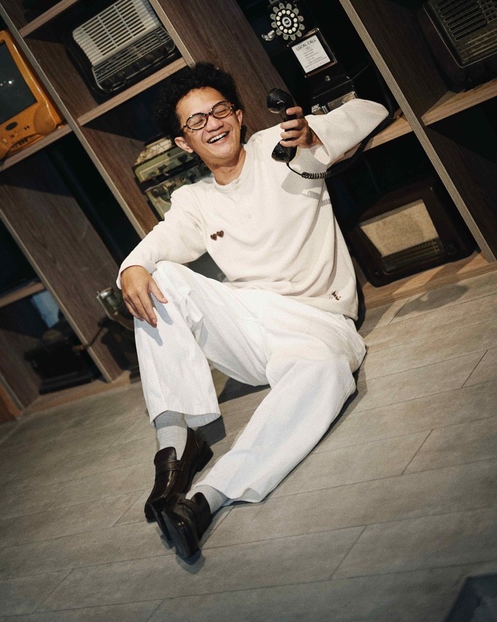 Ivory Basic Henley Shirt image 0